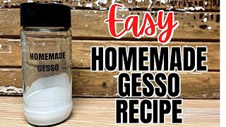 Diy Gesso Paint Recipe / Easy Homemade Recipe / Simple Ingredients