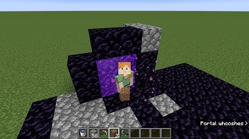 How to Make a NETHER PORTAL WITHOUT Using Obsidian or Diamond Pickaxe! | MarEzrDico_427