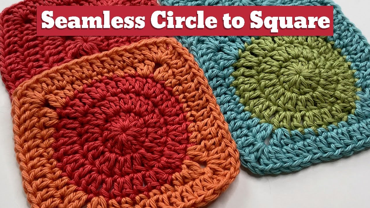 Leisure Arts Learn to Crochet Circles Into Squares