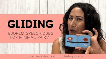 Gliding Cues for Minimal Pairs