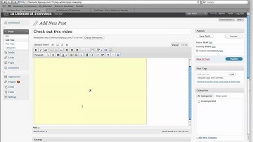 How To Embed YouTube Videos in Wordpress