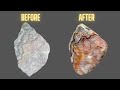 Mexican Crazy Lace Agate | Tumbling Before & After | Tumbling Rocks #8