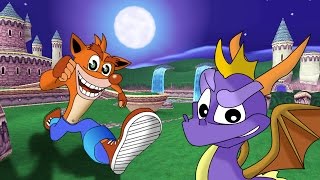 Drawingcoloring Crash Bandicoot And Spyro N Sane Trilogy Tribute