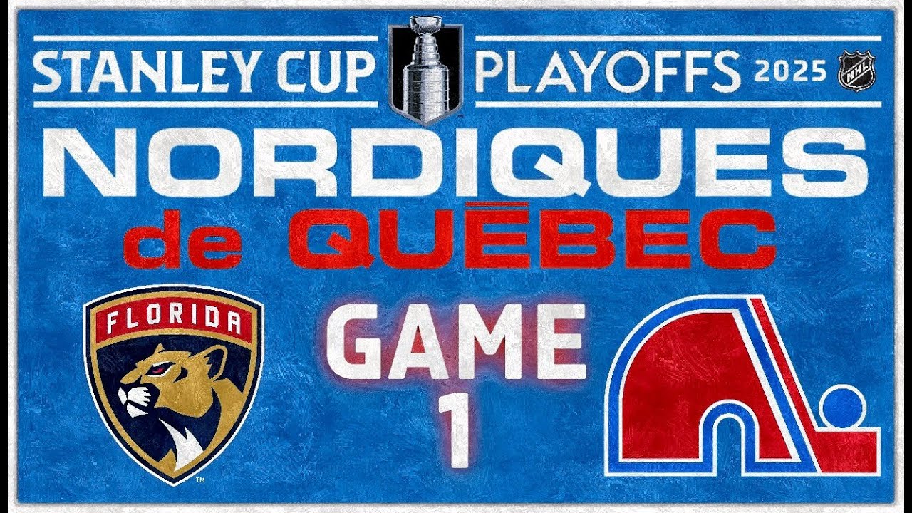 Quebec Nordiques Franchise Stanley Cup Playoffs Round 1, Game 1 NHL