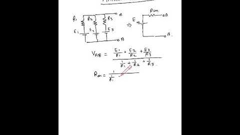 Millman Theorem (Circuit -Theory)