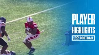 Rahmir Johnson Highlights vs. UTEP | Nebraska Football | 08/31/2024