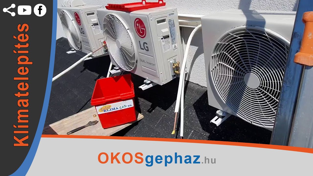 Klímatelepítés részletesen, FELSŐFOKON!