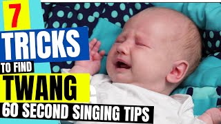 ❤️ #2 How to Find Vocal Twang | 7 Tricks for Vocal Twang | What is Twang | 60 Second Singing Tips