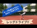 サーブを打つ際の【レッグドライブ】について
