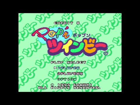 Pop'n ツインビー (Pop'n Twinbee). [SFC]. (1993 - Konami). 1CC. HARDEST. 60Fps.