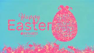 Flat Easter Egg Ident | After Efects Project Files
