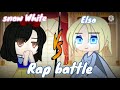 snow White vs Elsa // gacha club // rap battle
