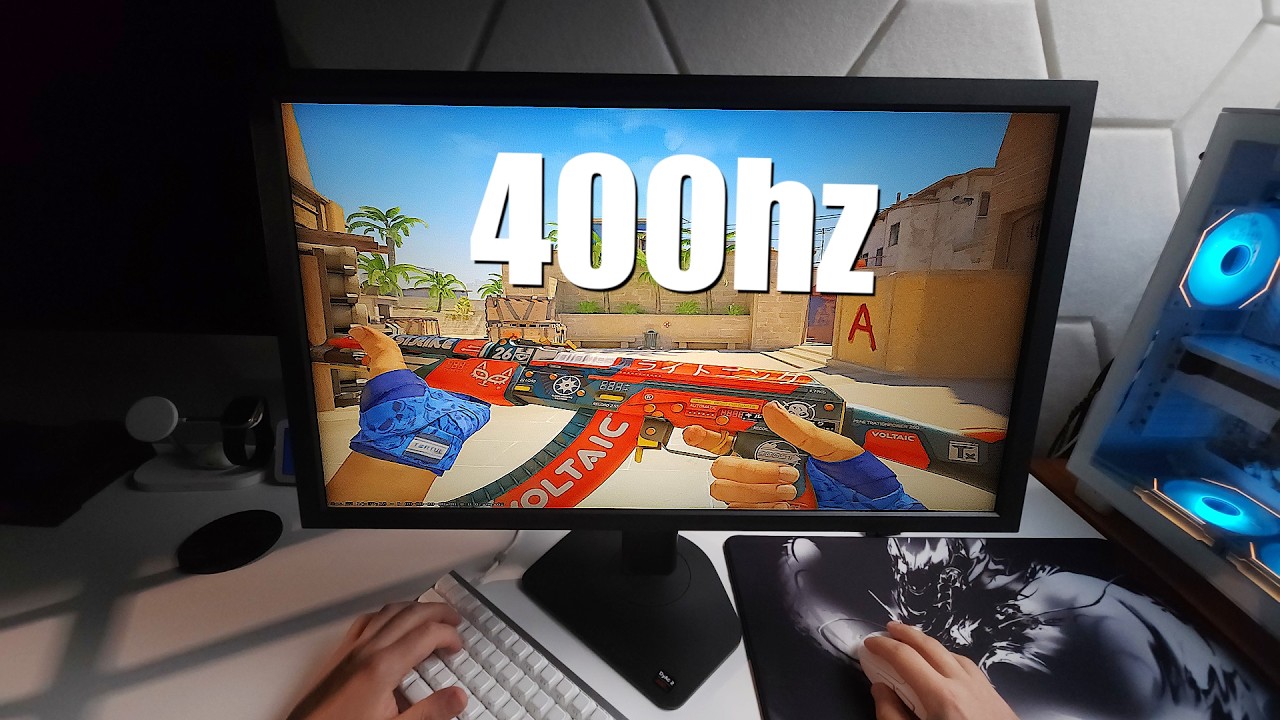 Primeira partida com monitor de 400hz - Zowie BENQ XL2566X+