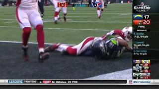 Tyler Lockett breaks leg and gets a touc own