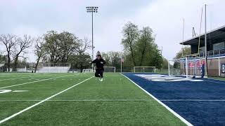 Zigzag Triple Broad Jump