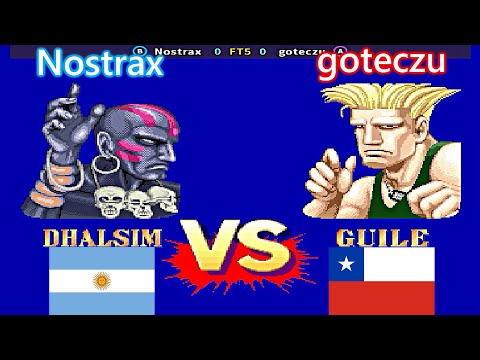 Street Fighter II': Champion Edition - Nostrax vs goteczu FT5