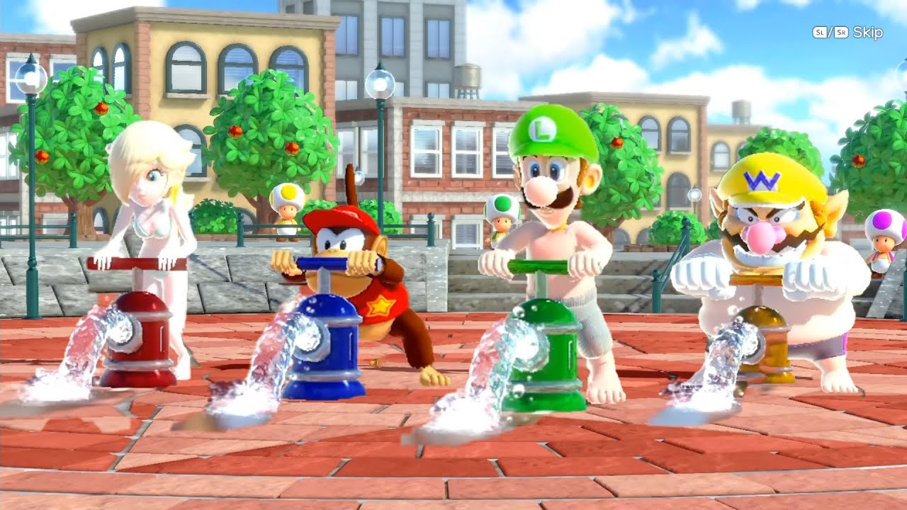 Epic Minigame Battle the Greatest in Tremendous Mario Celebration – Rosalina vs Diddy Kong vs Wario vs Luigi