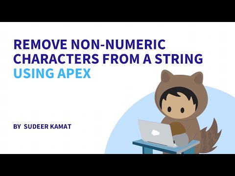 How to Remove Non-Numeric Characters From a String Using Apex in Salesforce?