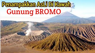Video AsLi Penampakkan Di Kawah Gunung Bromo Secara Dekat
