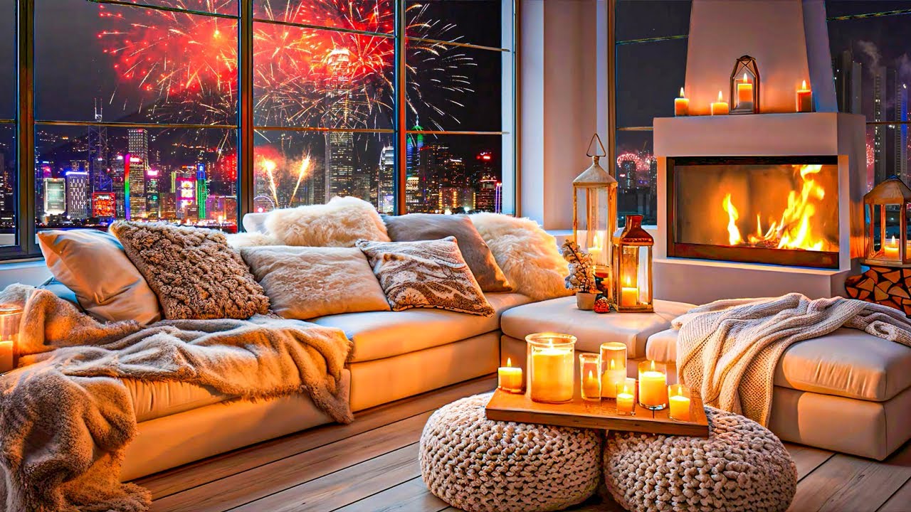 Happy New Year 2024 Ambience, New Year Jazz Music, Happy New Year Music Playlist