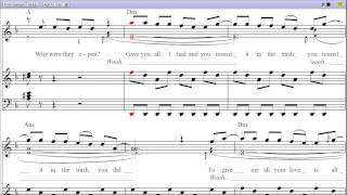 Grenade - Piano Sheet Music [Teaser]