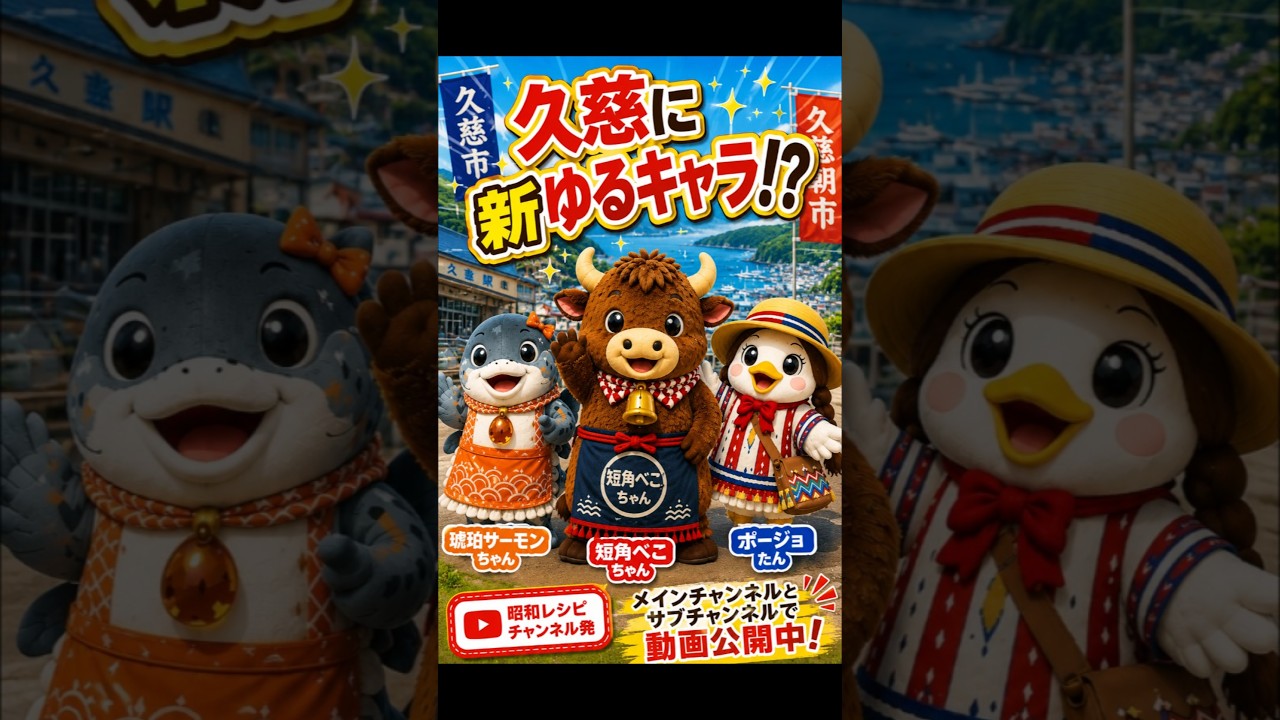 久慈に謎のゆるキャラ軍団現る!? #shorts #久慈市 #岩手