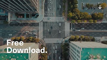 Intersection Traffic - Free Stock Video Footage (4K UHD)
