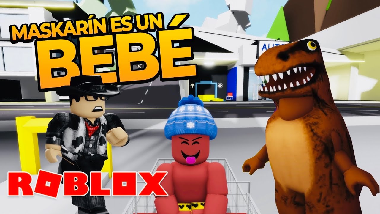 MASKARIN se convierte en bebe en Brookhaven Roblox | Manito y Maskarin ...