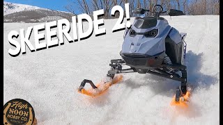 FULLY 3D PRINTED SNOWMOBILE! [SkeeRide 2 1/5th Scale Remote Controlled Snowmobile Review]
