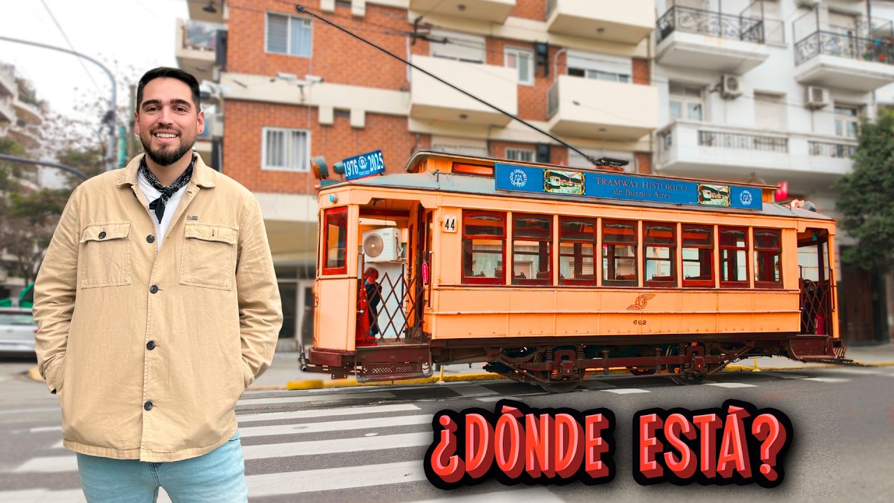 😱 VIAJÉ en el ÚLTIMO TRANVÍA de SUDAMÉRICA 🚃 ¿DÓNDE ESTÁ? 🤔