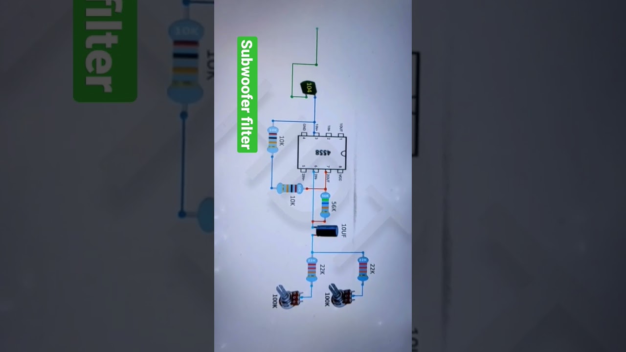 low pass filter  || SUBWOOFER circuit || 