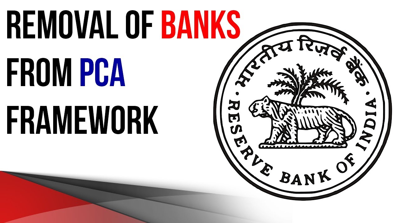 Removal of banks from PCA framework In-Depth Analysis Current Affairs 2019