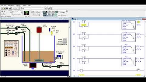 simulacion batch en logixpro
