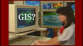 Computer Graphics: GIS Geographic Information System (database, mapping, ARCinfo, ARCview) 1988 screenshot 3