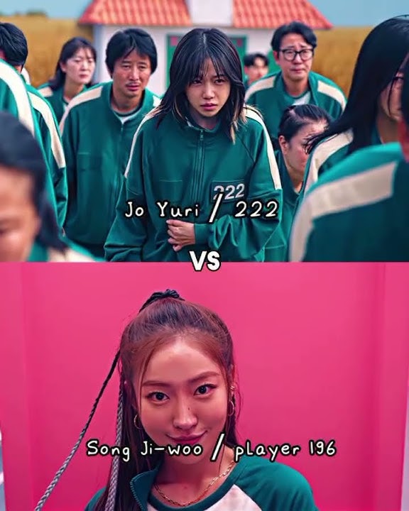 jo yuri vs Song Ji-woo ⚠️ remembering that both are beautifu  #round6 #junhee #kangmina #squidgame3