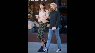 Kaia Gerber and Cayley King grab coffee at La Colombe in New York