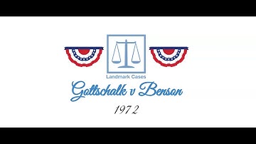 Gottschalk v Benson (1972)