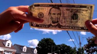 How to check if a $5 bill is real