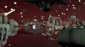 X4 Foundations #085 [1.60] [HD] - Sieging Xenon Defence Station with 50 Capital Ships