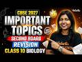 Important topics Second Board Exam Revision | Class 10 Biology | CBSE 2027 | Sandra Ma'am