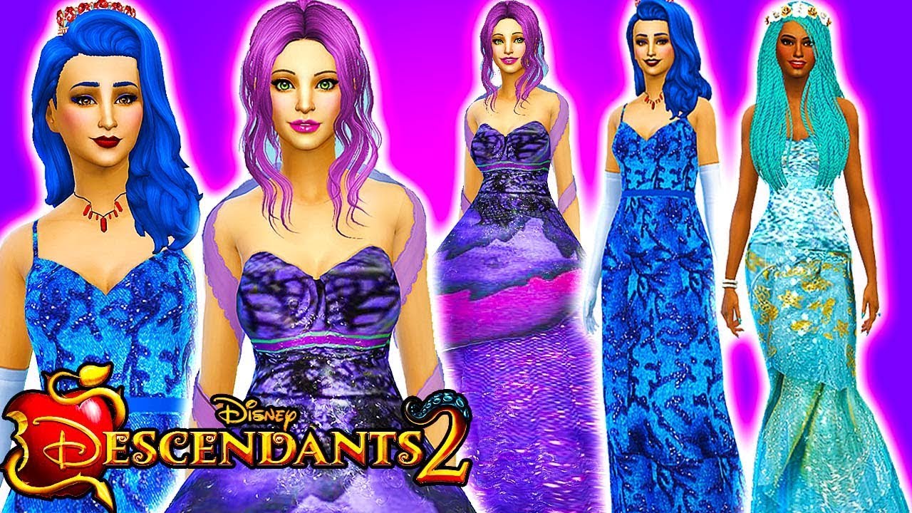 Descendants 2 Sims 4 Cc Mal Evie Uma Cotillian Dresses Sims 4 Descendants 2 51 Gamingmermaid Let S Play Index - evie descendants roblox