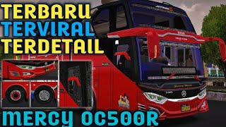 Mod Mercy 0C500R Bussid Terbaru Terlaris Terdetail Velg Alcoa Full Acc Bussid V 3.7.1