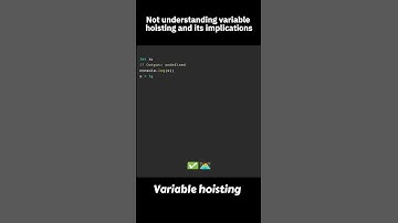 Not understanding variable hoisting and its implications #javascript #codingtips #webdevelopment