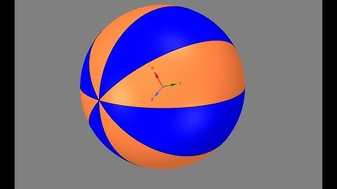 DesignSpark Mechanical beach ball with color, Plane, Project and Split body