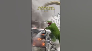 Dân đốt vàng mã làm cháy cầu chữ Y bên hồ Xuân Hương 😨 #tintuc #tinnong #dalat #lamdong