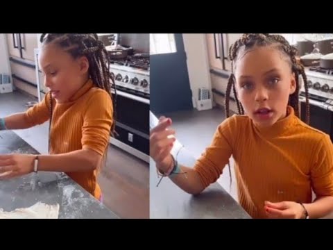 9-Year-Old Riley Curry Can Throw Down In The Kitchen: 'I Learned From The  Best!