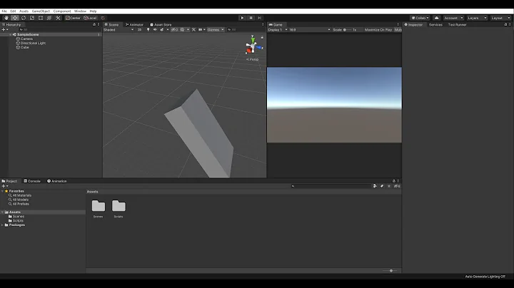 Learning Unity 3D - Part 1: Navigating the Editor