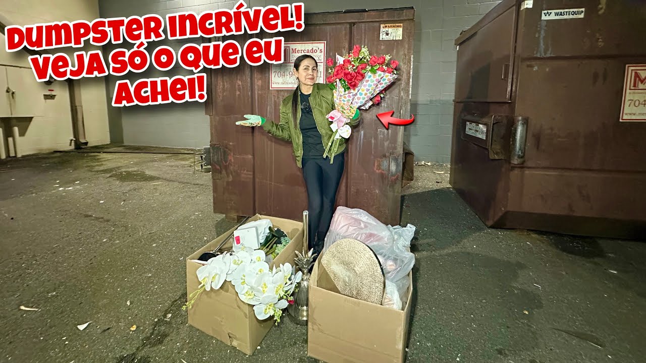 Dumpster incrível! Veja só o que eu achei no llixo dos Estados Unidos!🇺🇸