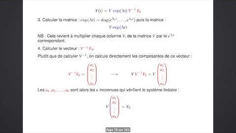 Chapitre 4 : Méthode pratique - systèmes différentiels - cas diagonalisable