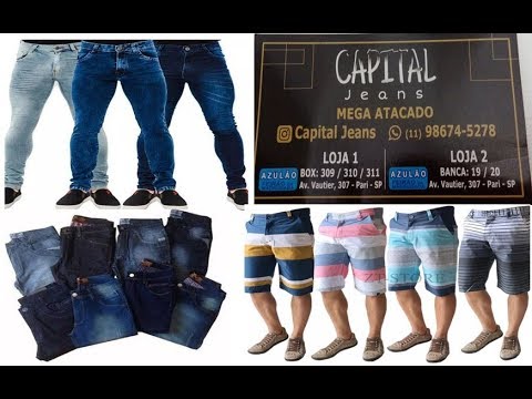 calça jeans masculina 20 reais